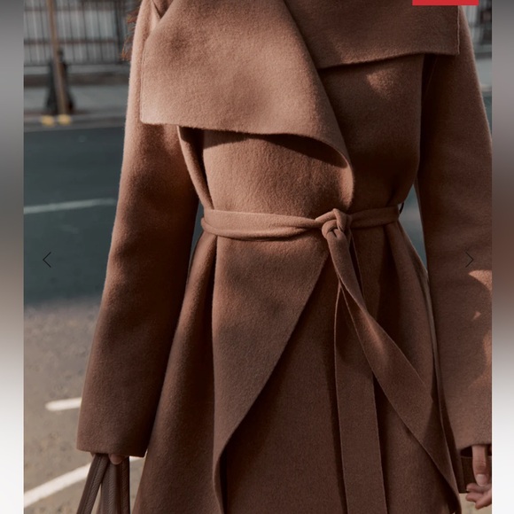 Cuyana Wool Cashmere Sweater Coat - Camel Color - Picture 3 of 9